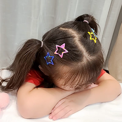 30ps Cute mix hair star pins baby hair pins