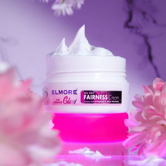 Elmore - Ultimate Glow Fairness Cream Jar With Vitamins & Milk Protein - 50ml